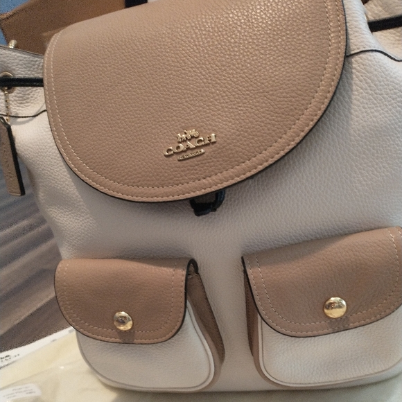 Coach back pack Penny multichalk New with tags - Picture 2 of 8